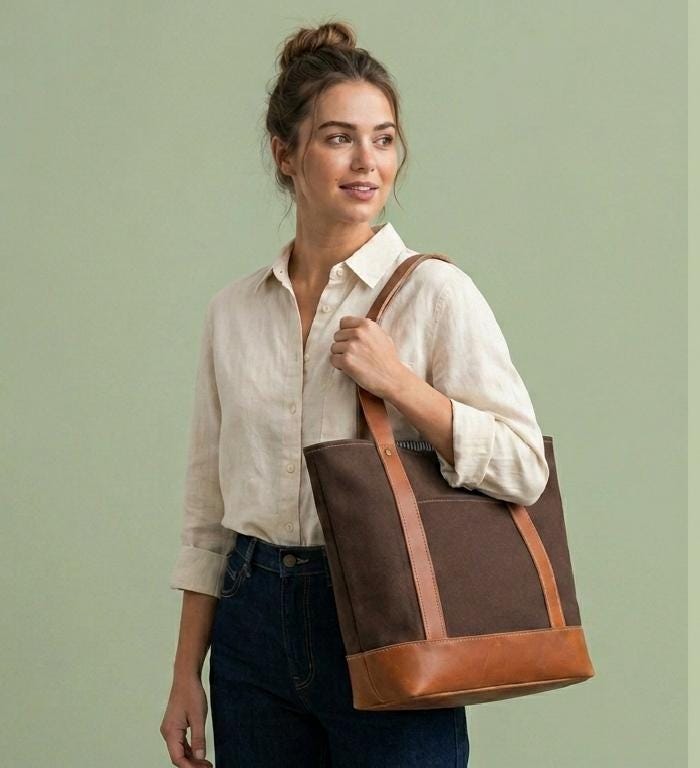 Tote Bag Sewing Pattern PDF | 4 Sizes Mini to XL | A4 US Letter A0 ...
