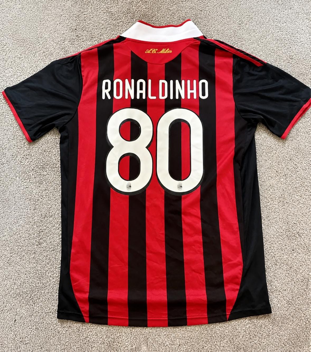 Long Sleeve Ac Milan Ronaldinho Jersey - Etsy Canada