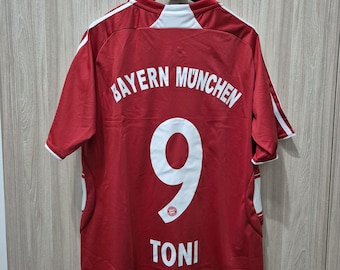 retro jersey maglia luca toni tifosi del bayern monaco 2010