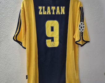 Zlatan Ibrahimovic Ajax-fans retro shirt 2002