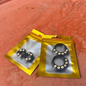 1.0” Wheel Brass Knuckle Weight hangers for Scx24 Meus v1/v2/v3 image 3