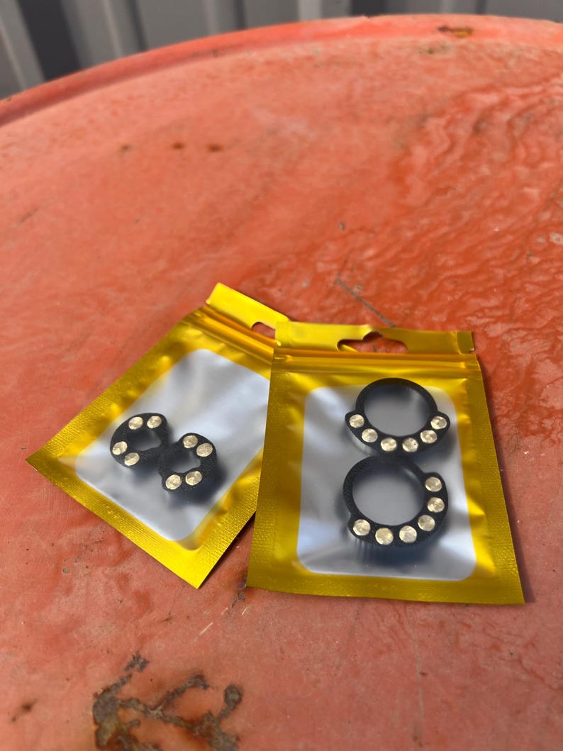 1.0” Wheel Brass Knuckle Weight hangers for Scx24 Meus v1/v2/v3 image 3
