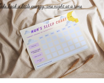 Printable Sleep tracker for new mothers