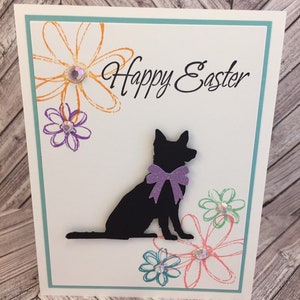 pastor alemán, tarjeta de pastor alemán, tarjeta de pascua para perros, tarjeta GSD, tarjeta para perros, felices pascuas, tarjeta de pascua para pastor alemán