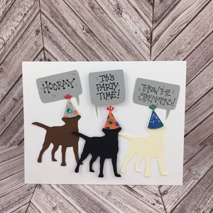 labrador retriever, labrador retriever card, lab birthday card, labrador birthday card,  dog card,dog birthday card,birthday card from group