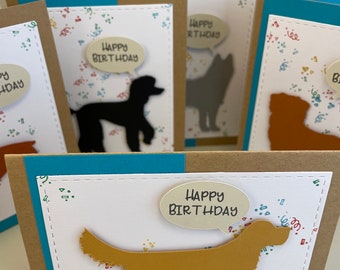 birthday card, dog birthday card, happy birthday card, pet birthday card, pet parent, dog greeting card, dog, from the dog, happy gotcha day