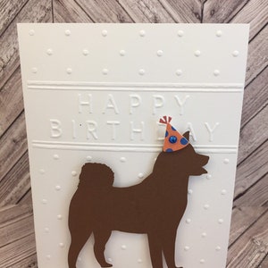 carte husky sibérienne, carte husky, carte d’anniversaire husky, carte de remerciement husky, carte de voeux husky, carte de chien