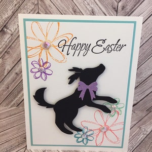 Osterkarte, Osterkarte, lustige Hundekarte, Hundekarte, Hundegrußkarte, Hundeosterkarte, Happy Easter Karte, Osterkarte, Hund