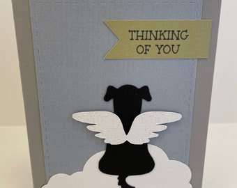 dog sympathy card, dog condolence card, pet sympathy card, dog loss card, pet loss card,dogs leave paw prints card, sorry for your loss, dog