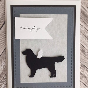 Goldene Retriever-Sympathiekarte, Hunde-Beileidskarte, Hunde-Beileidskarte, Hundeverlustkarte, Haustier-Verlust-Karte, Haustier-Sympathiekarte, Golden Retriever