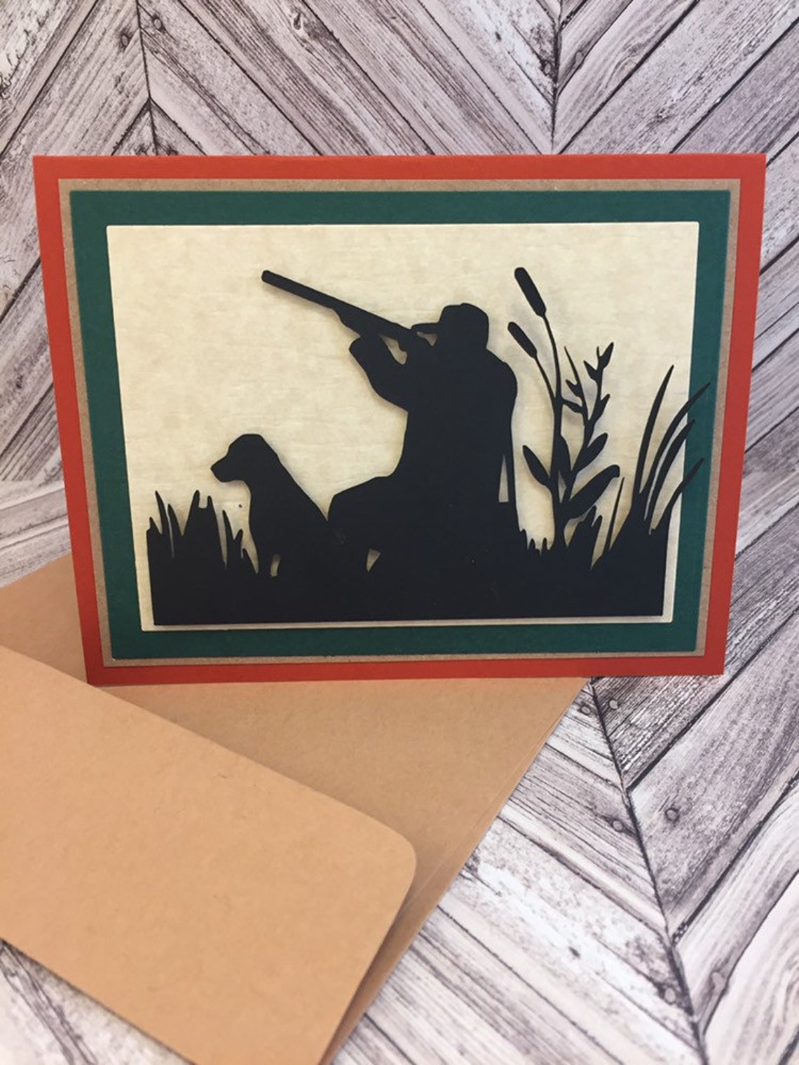 Hunting card hunter card bird hunting card bird Etsy
