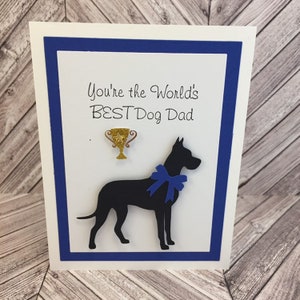 duitse dog, vaderdag, de deenkaart, de vaderdagkaart van de hond, GD-kaart, hondenkaart, 's werelds beste hondenvader, gelukkige vaderdag, hondenvader