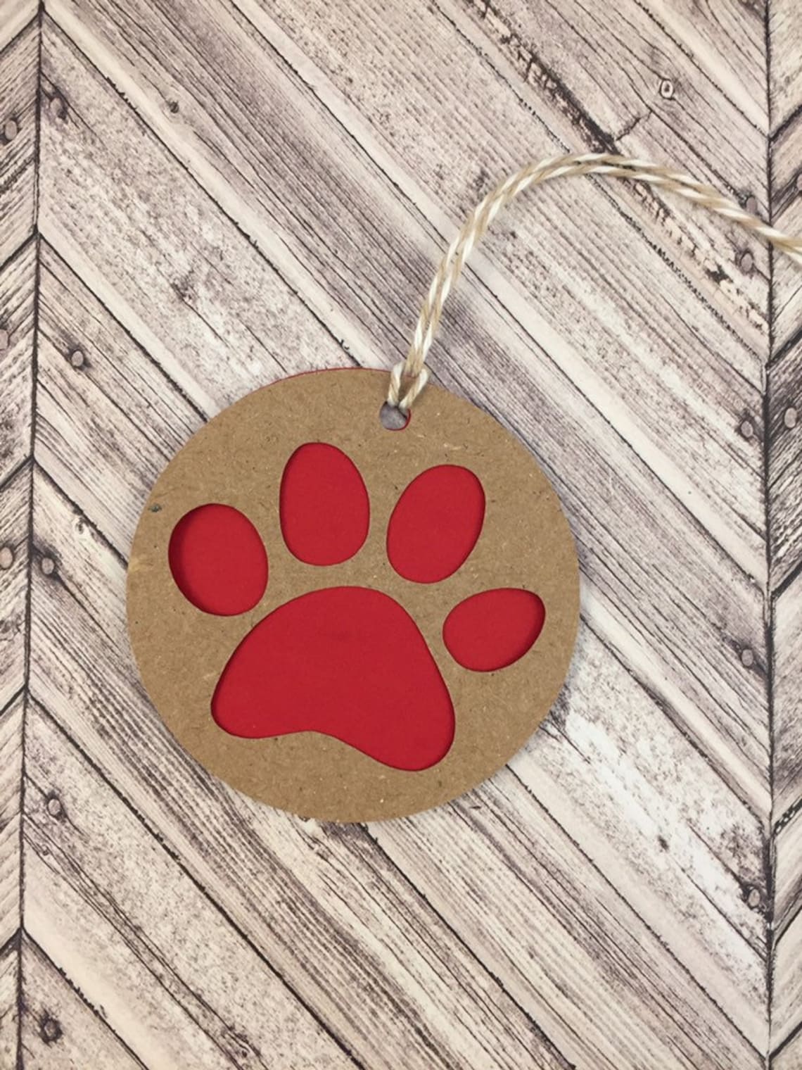 Paw Print Gift Tagspaw Print Tag Pet Party Tagspet Party - Etsy