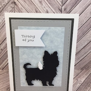 Yorkshire Terrier, Yorkshire Terrier Sympathie Karte, Yorkie, Yorkie Sympathie Karte, Yorkie Karte, Hund Karte, Hund Sympathie Karte, Hund, Terrier