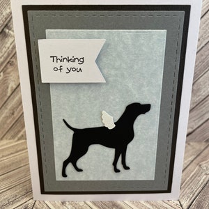 Weimaraner, Weimaraner Sympathy Card, Weim, Weim Sympathy Card, Hund Sympathy Card, Hund Sympathy Card, Hund Karte, Zeiger Karte, Hund