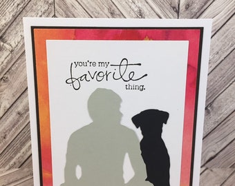 lab, father's day,dog father's day card,labrador retriever,lab card,black lab,chocolate lab,yellow lab,silver lab, thinking of you dog card