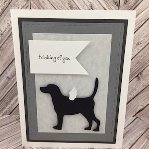 Beagle Karte, Beagle Sympathie-Karte, Hund Sympathie-Karte, Hund Kondolenzkarte, Hund Verlust Karte, Haustier Verlust Karte, Haustier Sympathie Karte, Beagle