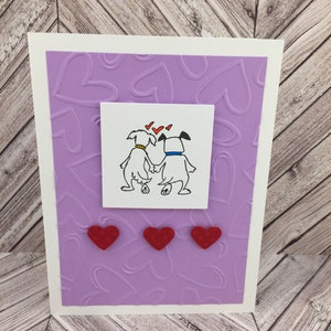Carte pour chien Carte d'anniversaire pour chien Saint Valentin pour chien Carte pour chien Carte d'amour Joyeuse Saint Valentin Carte d'anniversaire Carte Tu me manques Saint Valentin