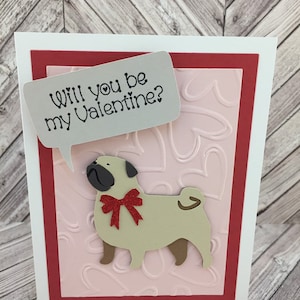 pug, tarjeta de pug, tarjeta de san valentín de pug, tarjeta de felicitación de pug, tarjeta de san valentín de perro, tarjeta de perro, ¿quieres ser mi san valentín?, sé mío, pug de san valentín, san valentín