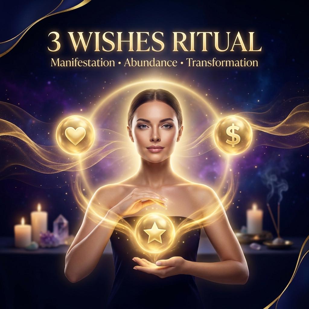 Cyrene Wish Ritual 3 Wishes Ritual by Nonna Quinn | Powerful Manifestation Spell | Wish ...
