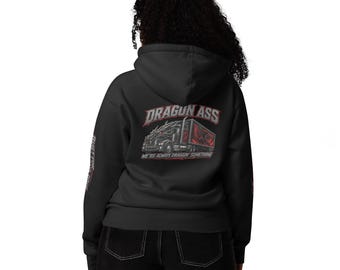 Conçu pour durer, vêtements Diesel Life, vêtements à col bleu, cadeau pour chauffeur de camion, sweat-shirt à capuche épais Dragon Ass