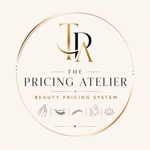 The Pricing Atelier™ – Prissättningsverktyg för skönhet | Priskalkylator för naglar, fransar och bryn | Prissättningssystem för tjänster | Digitalt affärsverktyg