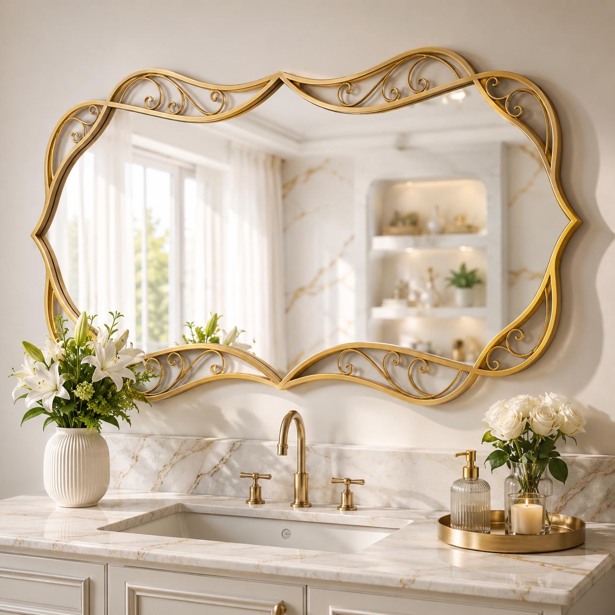 24 Inch Mirror French Vintage - Etsy
