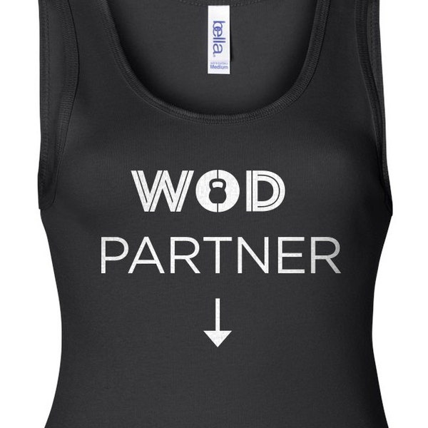 WOD Partner Womens Maternity Tank - Workout Fitness Shirt for Pregnant Ladies - Baby Announcement Functional Fitness Tank Top for New Mom