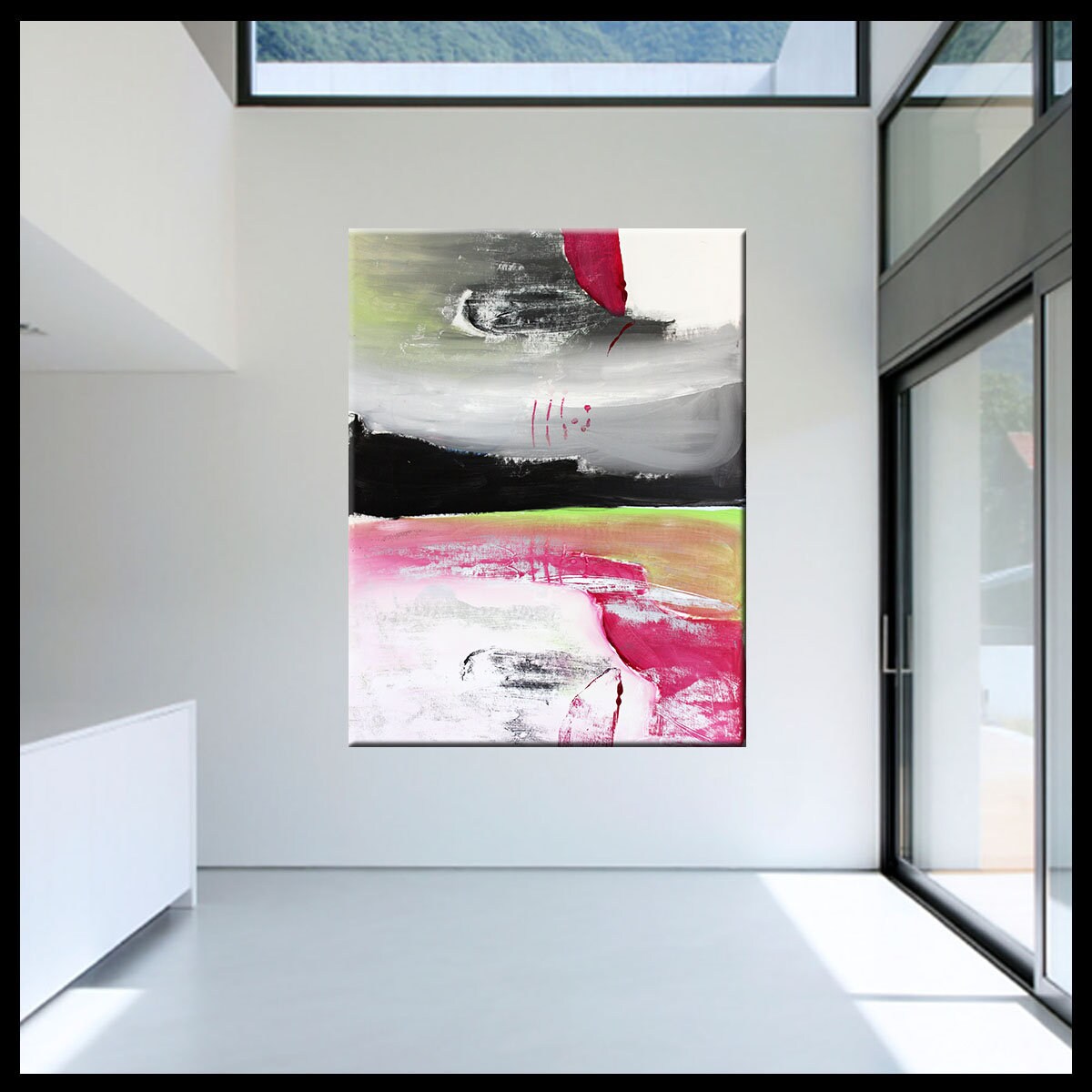 Large Contemporary Original Modern Abstract Wall Decor | Etsy