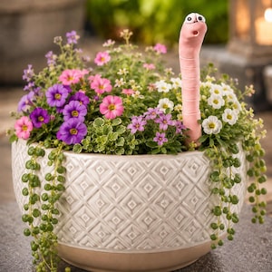 Fuktmätare för törstig mask, rosa vattningsindikator, jordmätare för krukväxter