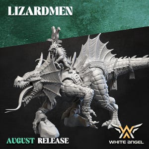Venomsaurus Lizardmen av White Angel Miniatures