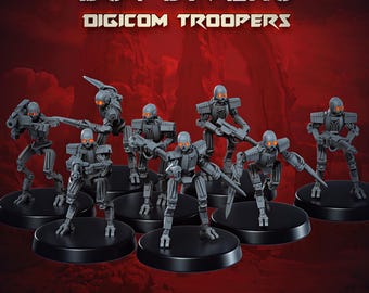 Bot Divers Digicom Troopers par Skullforge