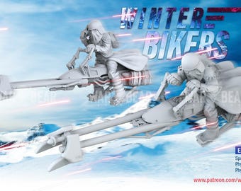 Winter Bikers by War Bear Studios