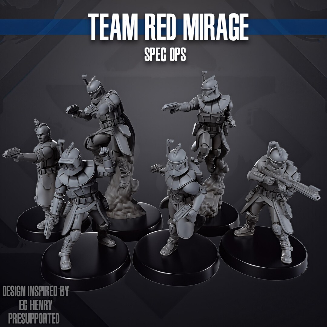 Team Red Mirage Spec Ops by Skullforge - Etsy