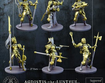 Agdistis the Lustful, First Chosen of Greed 5x body kit by Heresiarch Miniatures