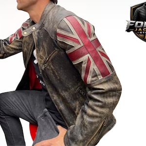 British Biker Jacket - Etsy