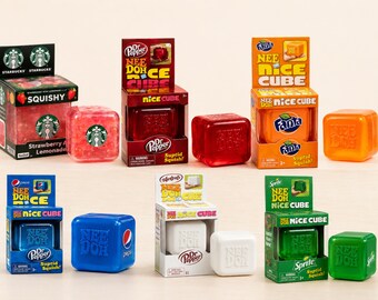 NeeDoh Nice Cube Fidget Toy - Stress Relief Cubes - Variety Pack