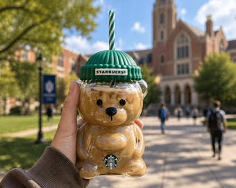 2026 Glass Starbucks Bearista Cup | Holiday Limited Edition