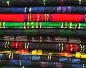 Medium Weight Acrylic Tartan Fabric Running Yards Tartan Fabric Width 54 Inches Available Custom Tartan Weaving As Per Your Requirement