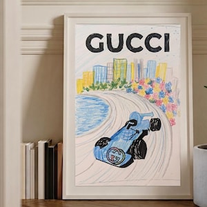 Vintage Gucci Poster - Etsy