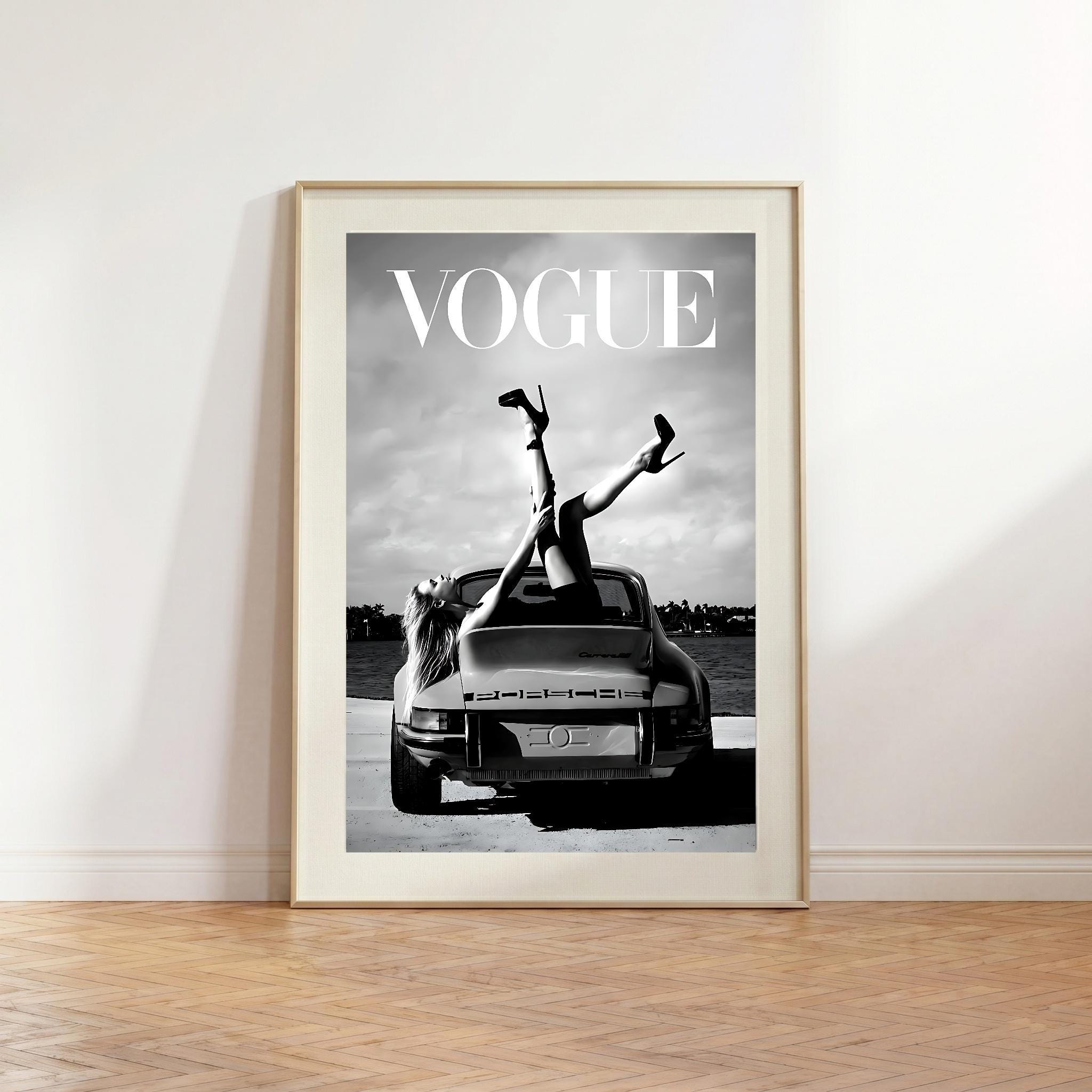 Vintage vogue poster - Etsy 日本