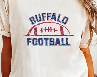 Buffalo Football Comfort Colors T-shirt, Buffalo Football Vintage Style Shirt, Buffalo Sport Gifts, Football Fans Shirts
