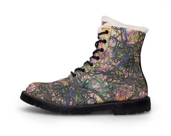 Botas de piel y cuero para mujer de Scribble Galor