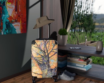 Tree Scribble Suitcases