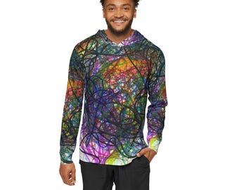 For The Love Of Scribbles Sports Warmup-hoodie voor heren (AOP)