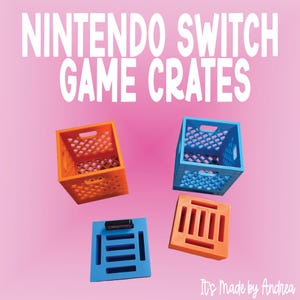 Porta giochi per Nintendo Switch, mini scatola, set di contenitori stampato in 3D