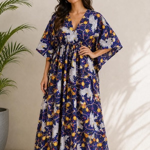 Blue Birds Dress - Etsy