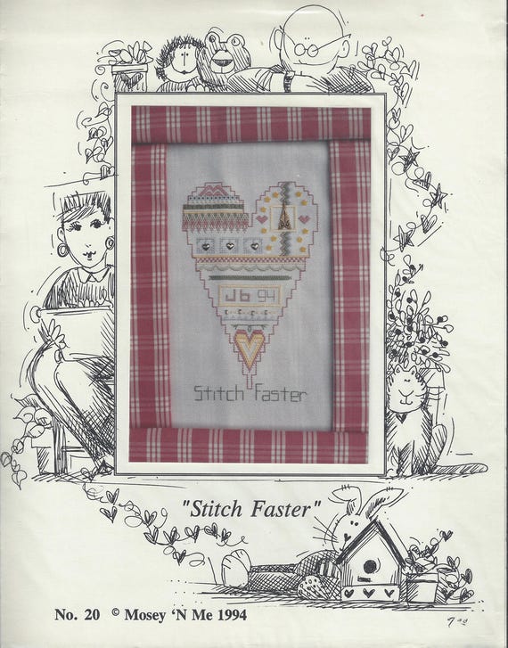 Clearance From the Heart Counted Cross Stitch Chart by Poppy Kreations