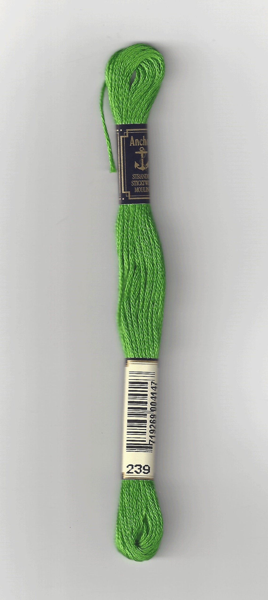 Clearance Anchor Floss 239 Spring Green Dk Etsy