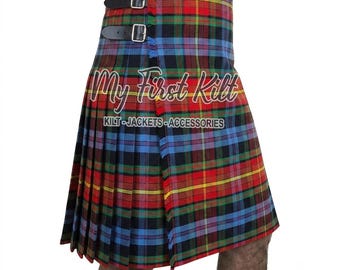 LGBTQ Pride Tartan Kilt - Scottish 8 Yard Kilt For Men - 16 Oz Heavy Tartan Kilt - Made to Order Highlander Kilt - Premium Handmade Kilt
